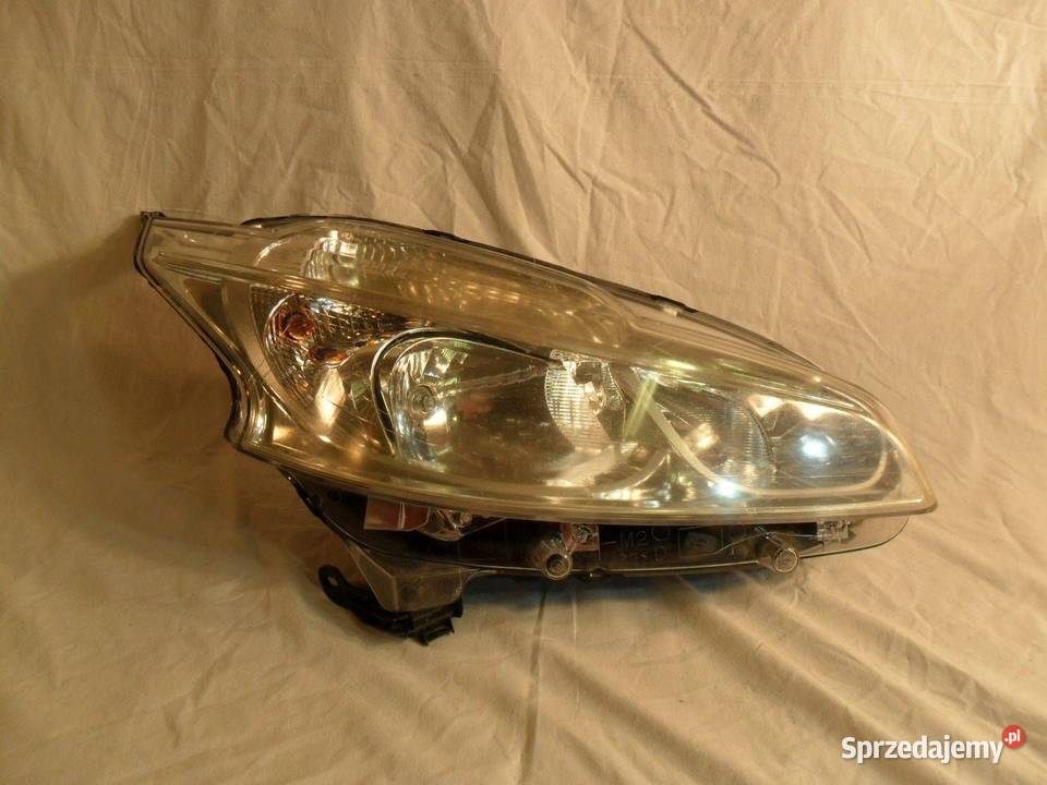 Reflektor Przód strona prawa Peugeot 208 I osobowe Lampy przednie wielkopolskie Nowy Tomyśl