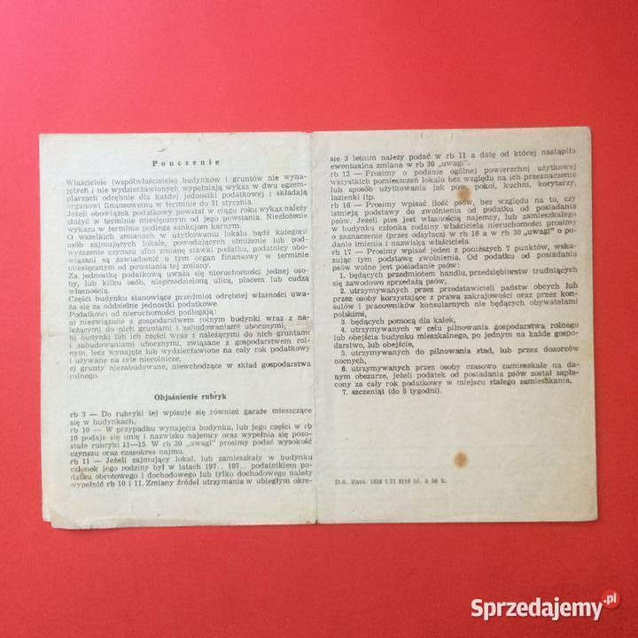 1755 Wykaz Nieruchomości Nowe Warpno Szczecin