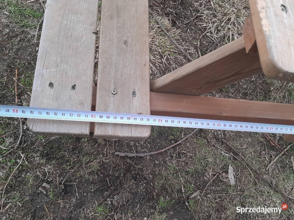 Ławka ogrodowa dzieci stolik ogrodowy z podwójną śląskie Dąbrowa Górnicza