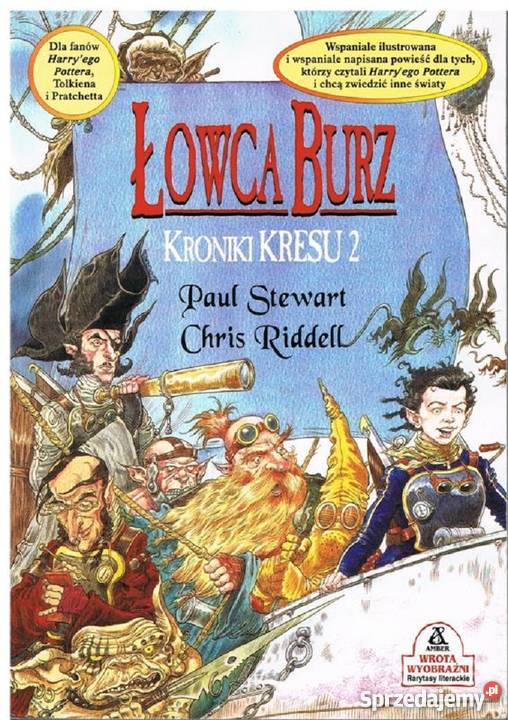 Łowca burz Paul Steward Chris Riddell Łódź