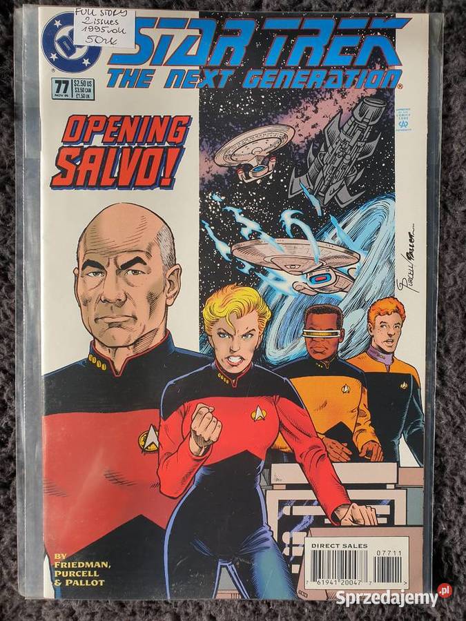 Star Trek The Next Generation 2 komiksy DC USA pomorskie Gdynia sprzedam