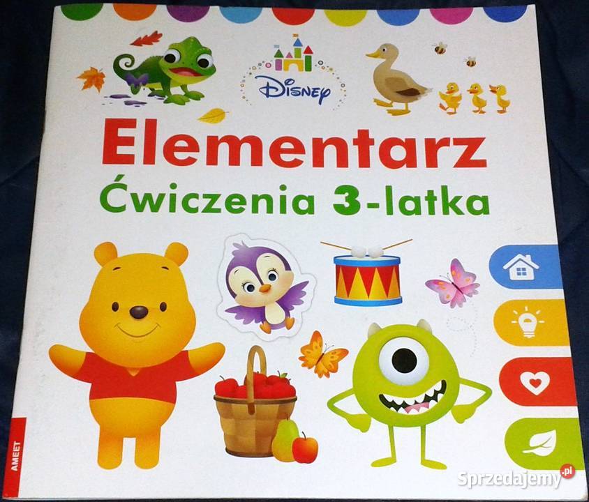 Elementarz Ćwiczenia 3latka Disney Maluch lubelskie Chełm sprzedam