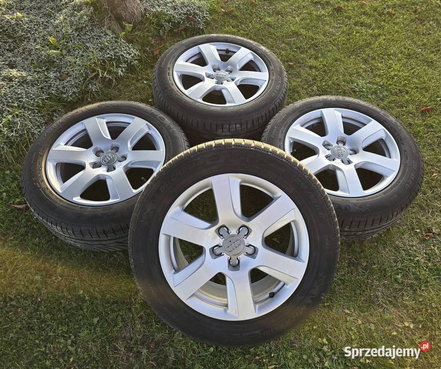 Sprzedam alufelgi AUDI 17 5x112 z oponami Wielmoża