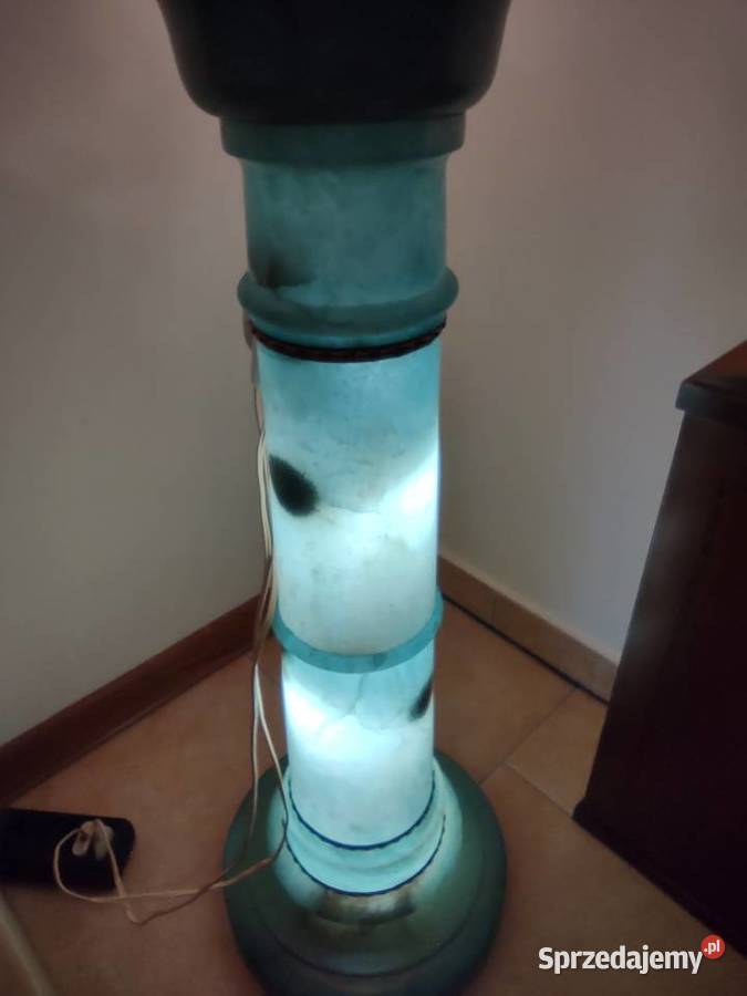 Lampa Kolumna Hiszpański Alabaster Gniezno