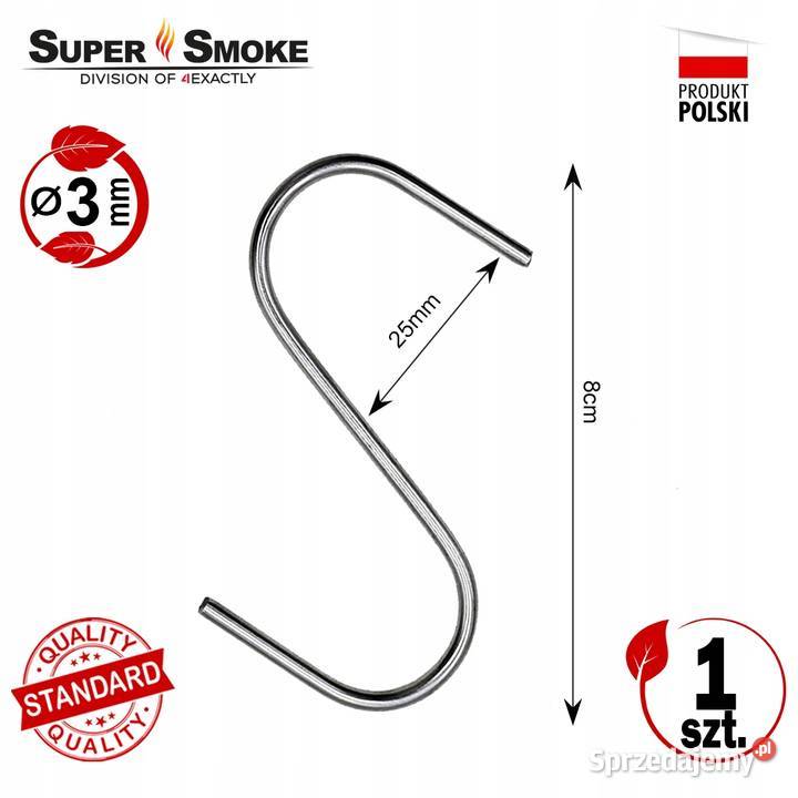 Hak Wędzarniczy Super Smoke nieostry do wędlin