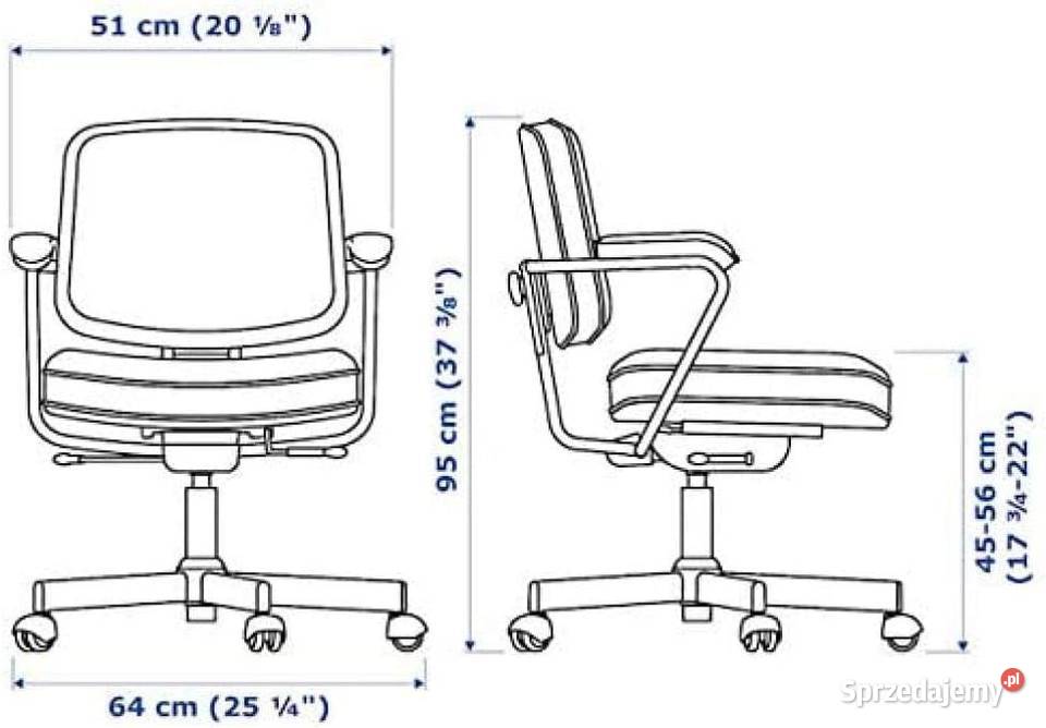 fotel obrotowy krzesło biurowe 850 nowy 2500