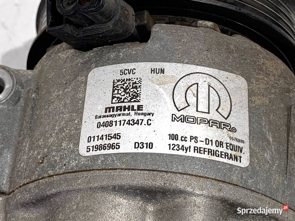 SPRĘŻARKA KLIMATYZACJI FIAT TIPO 51986965 14 95