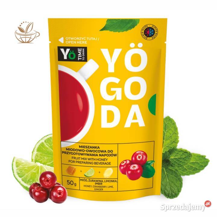 Herbata owocowa Yogoda Żurawina bez cukru Box 14 świętokrzyskie Kielce