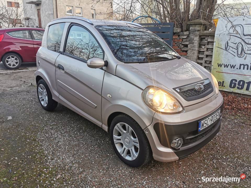 Microcar MGO 2010r 4 osobowy Fak VAT23 L7e na B1 światła przeciwmgielne Sochaczew sprzedam