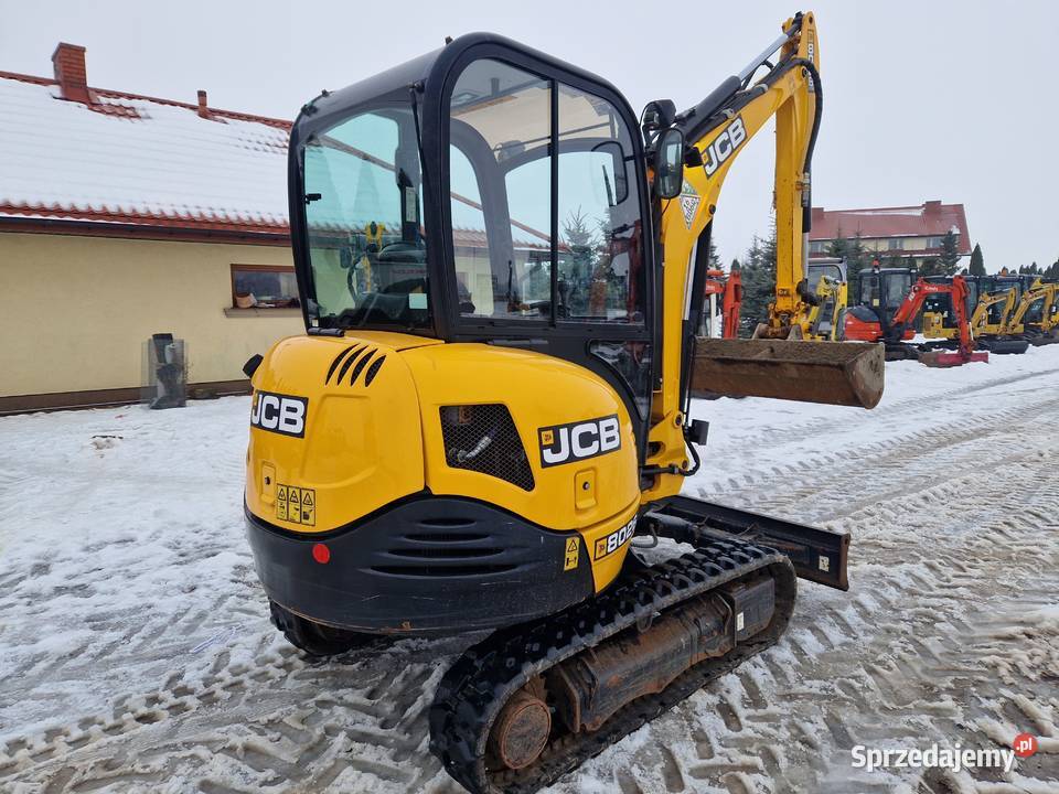 Minikoparkan JCB 8026 CTS 2021r przebieg 570mtg lubelskie Ryżki