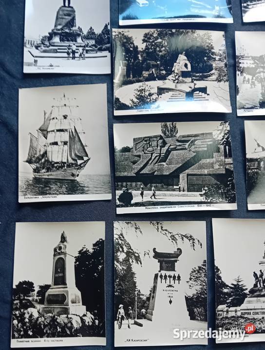 Zestaw 18 czarnobiałch fotografii Krym Koźminek