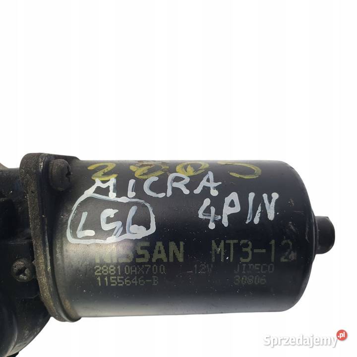 SILNICZEK WYCIERACZEK Nissan Micra K12 mechanizm Chełm