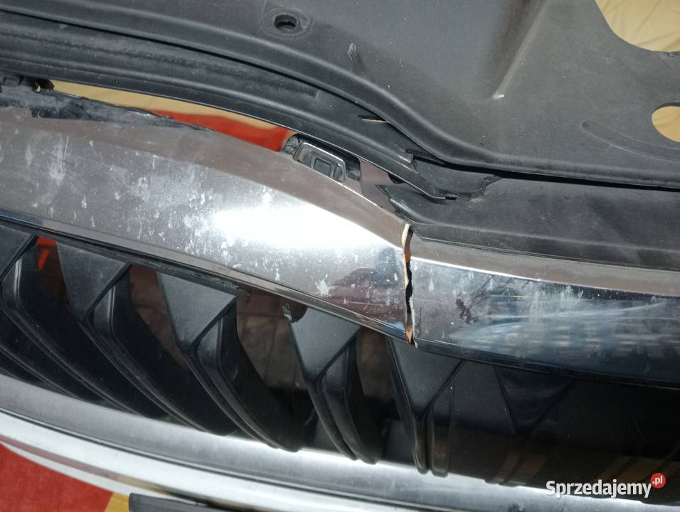 SKODA OCTAVIA 4 IV ZDERZAK PRZÓD GRILL KRATKI Godów