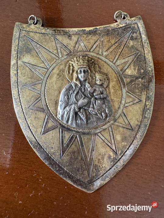 Stary ryngraf Polski Matka Boska Częstochowska