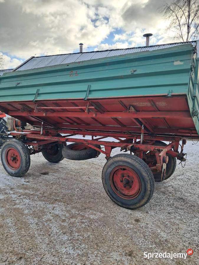 Przyczepa rolnicza wywrotka nieuszkodzony Maszyny rolnicze Waśniów sprzedam