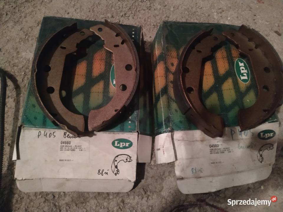 Szczęki hamulcowe Peugeot 405 komplet na tył Kielce