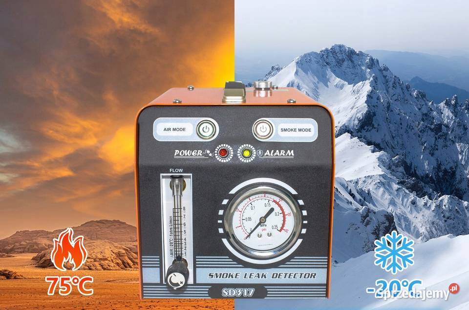 Generator dymu Tester szczelności Zadymiarka Gdańsk