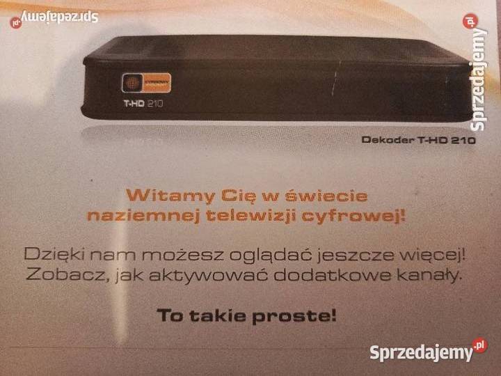 Dekoder Polsatu naziemnej telewizji cyfrowej thd Pozostałe Tychy
