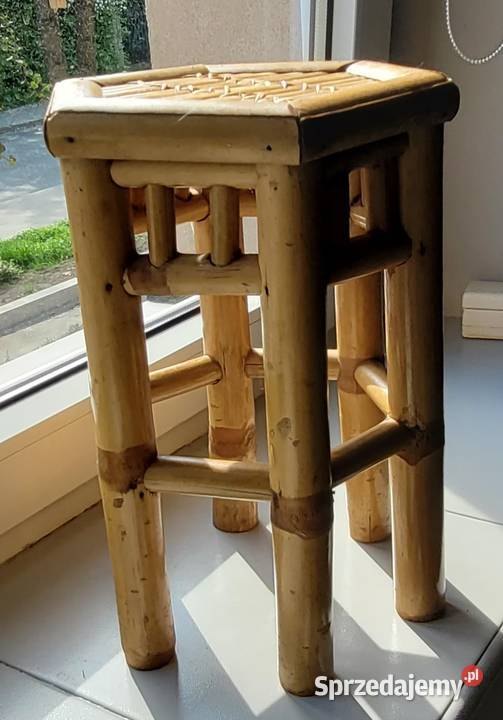 Orientalny bambusowy kwietnik stoliczek małopolskie Kraków