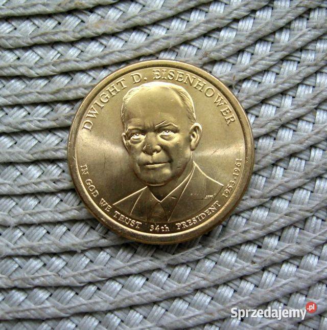 USA 1 Dolar 2015r Dwight D Eisenhower Prezydenci Kalisz