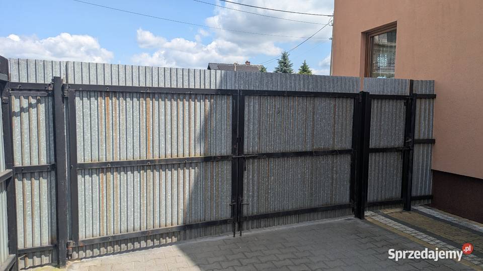 Brama metalowa furtka
