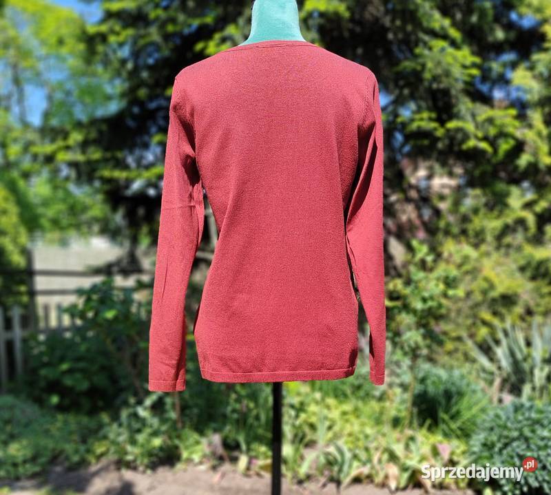 Sweter Esmara 40 L 42 XL wiskoza bluzka brązowy Wkładane przez głowę  Szczecin