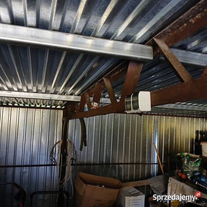 Blaszak w ocynku 6x6m bramy unoszone do góry Rzeszów