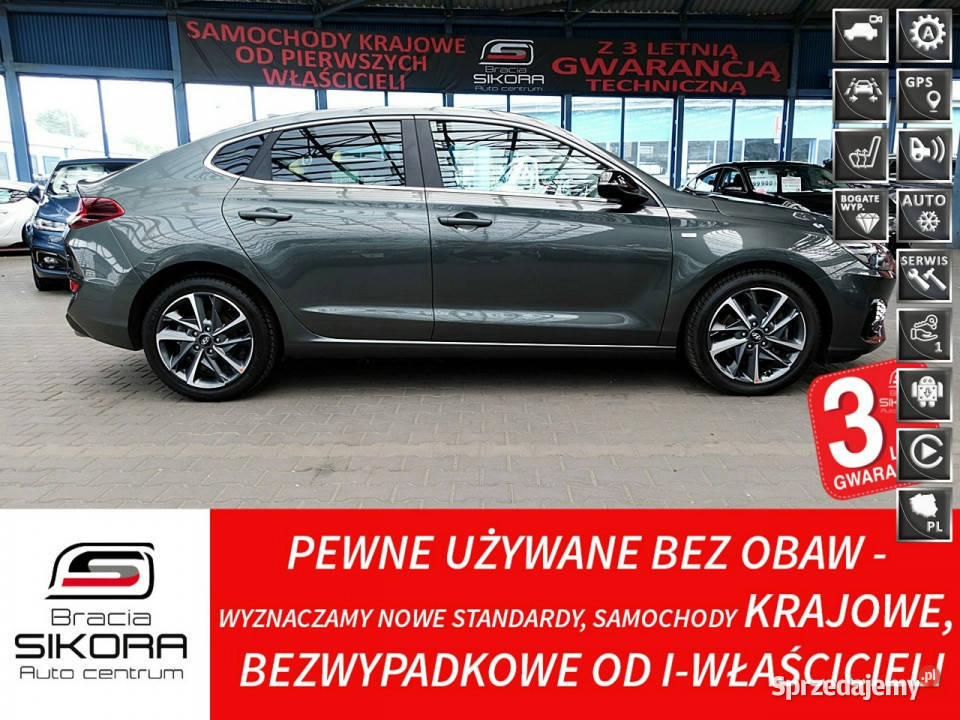 Hyundai i30 FASTBACK AUTOMAT 160 NaviKameraLed czujnik deszczu śląskie Mysłowice