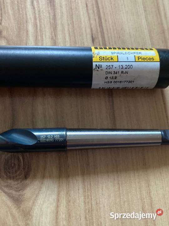 Wiertło do metalu HSS GUHRING 245 fi 132 FV Czarnożyły sprzedam