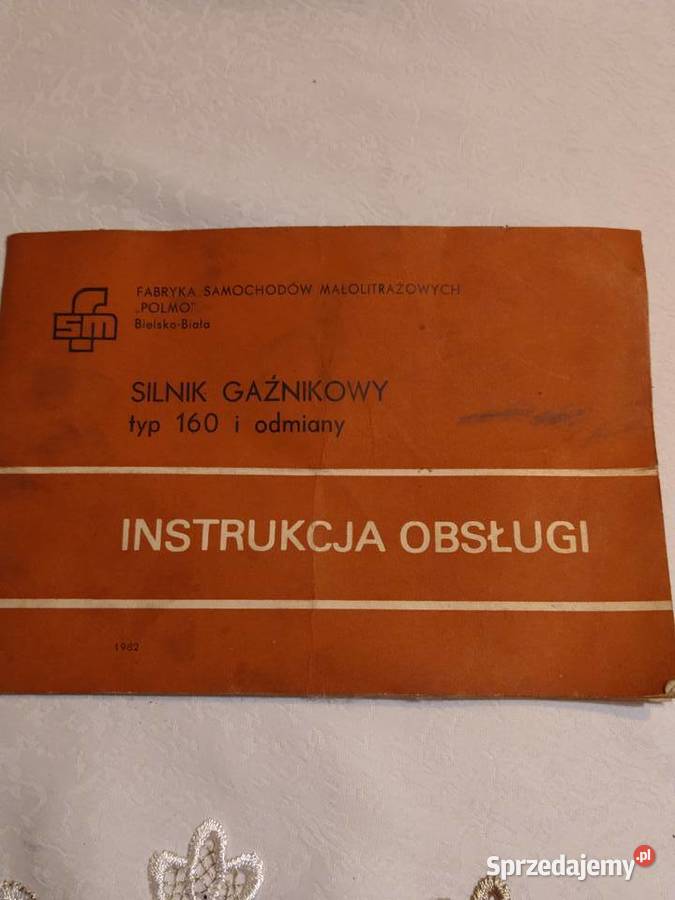 Silnik gaźnikowy typ 160 instrukcja obsługi wielkopolskie