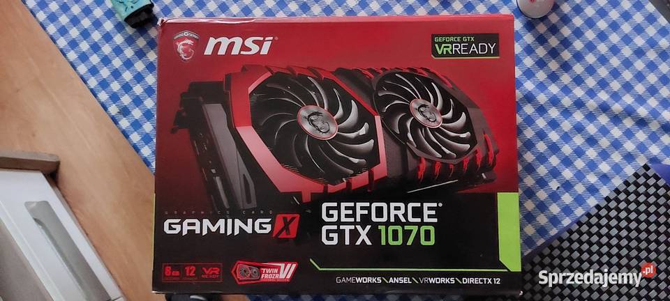 Karta graficzna GeForce GTX 1070 Gaming x 8gb