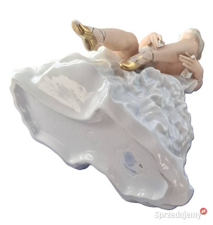 Stara Porcelanowa Figurka Baletnica śląskie