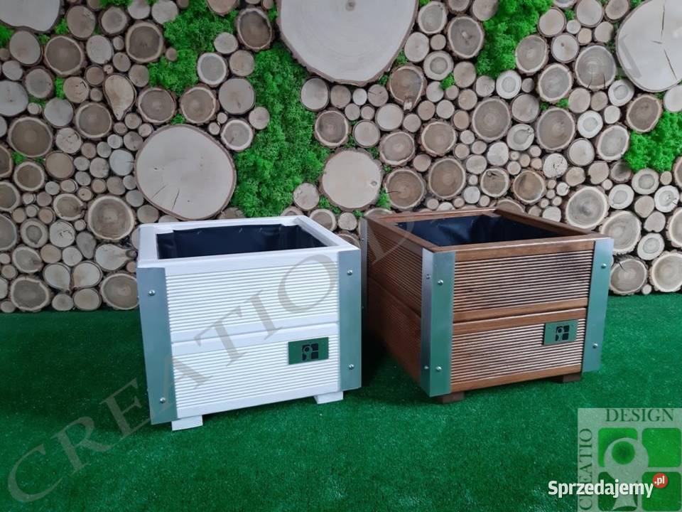 Donica drewniana 353528 doniczka skrzynka wielkopolskie