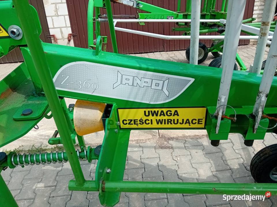 Zgrabiarka karuzelowa janpol 360 nieuszkodzony Starachowice