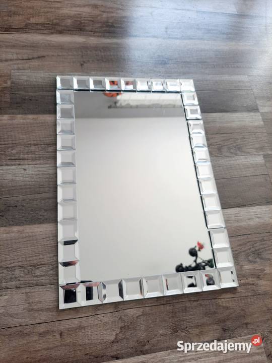 Lustro kwadrat prostokąt kryształowa ramaRóżne Przemyśl