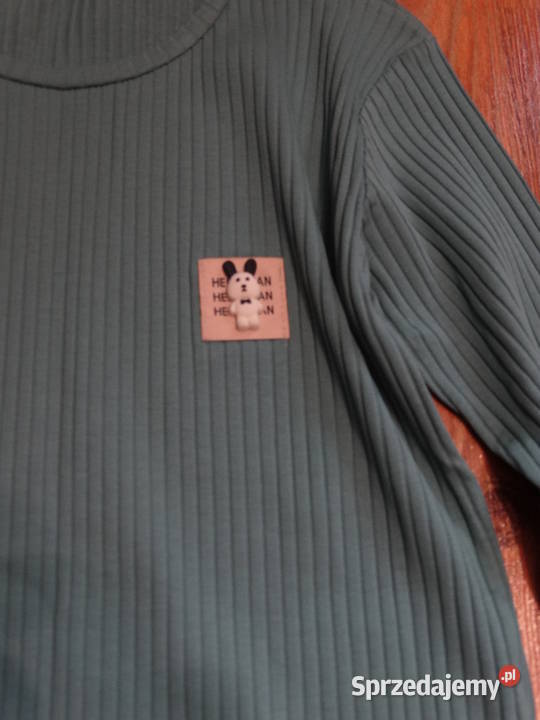 Bluzka bawełniana dziewczęca prążek r152 Legnica sprzedam