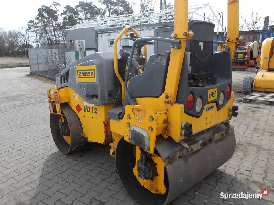 Walec dwubębnowy przegubowy Hamm HD12 VV nie Walce Pleszew