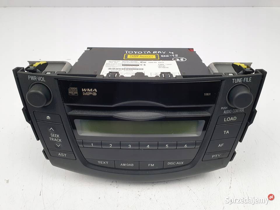 RADIO CD RADIOODTWARZACZ Radio Toyota Rav4 III Chełm sprzedam