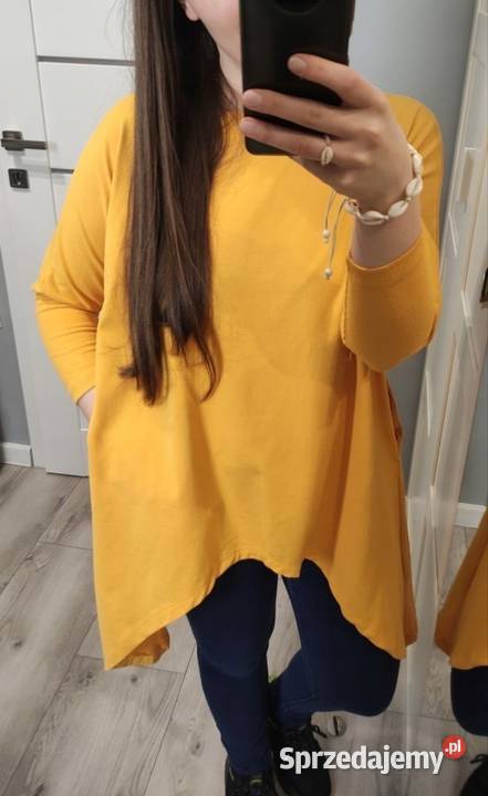 Bluzka damska tunika z kieszeniami Kesi rozmiar Poznań