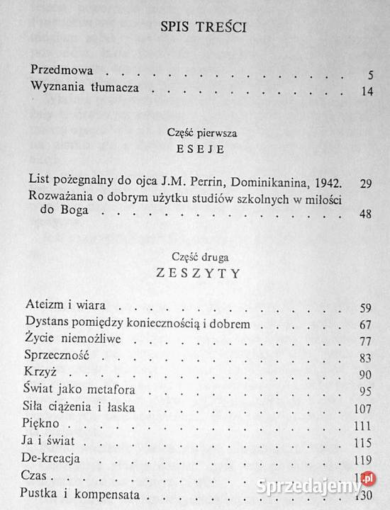 Wybór pism Simone Weil Pozostałe lubelskie Chełm