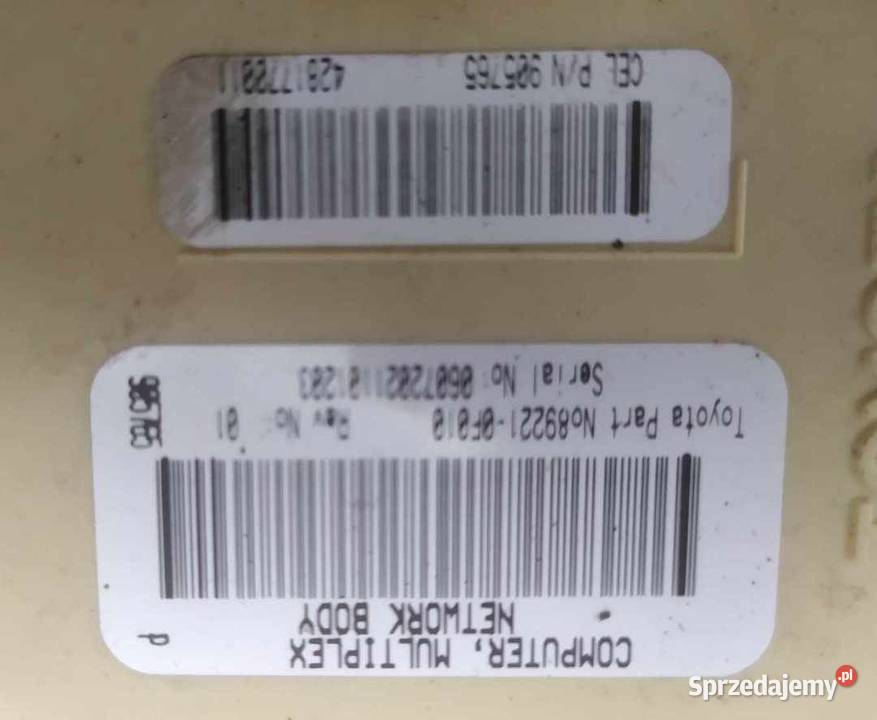 Toyota Corolla Verso AR10 2005 Skrzynka Łagiewniki