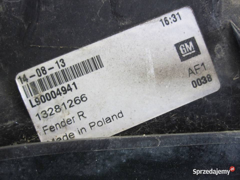 ASTRA J GTC 13r lampa prawa tył 13281266 osobowe Kielce