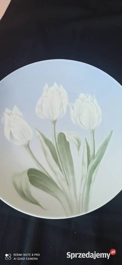Patera Rosenthal Białe tulipany Syg Thomas Gdańsk