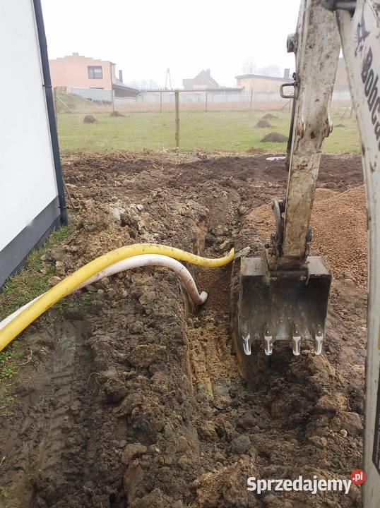 usługi minikoparką wykopy równanie instalacje Milicz