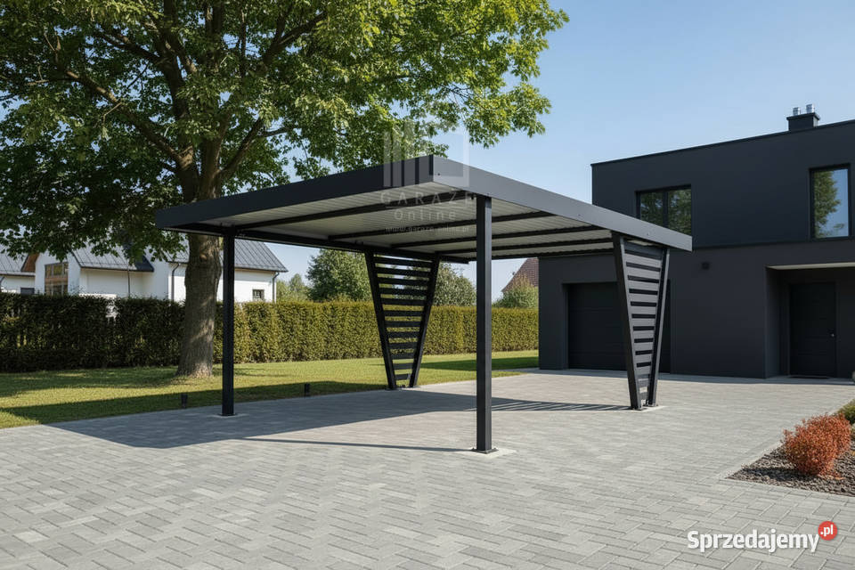 Carport V PREMIUM 45x45m Wypełnienie panelami Inowrocław