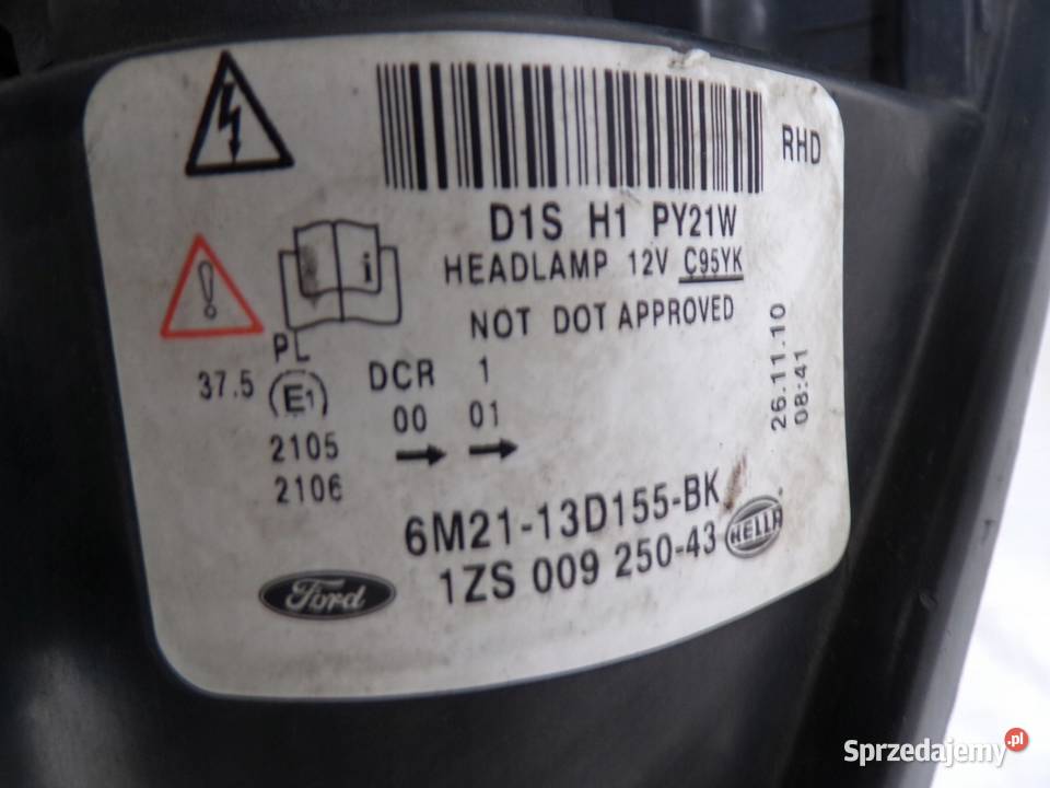 FORD S MK1LIFT LAMPA XENON PRZÓD LEWA ANGLIK UK osobowe sprzedam