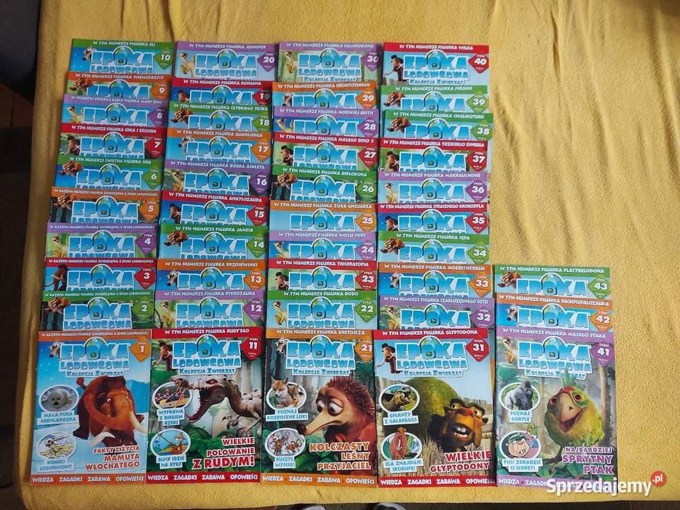 Kompletne Numery epoki lodowcowej kolekcji Chorzów