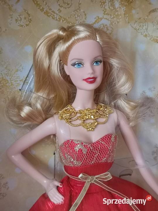 Kolekcjonerska 2014 BARBIE HOLIDAY Doll Mattel Mattel Lalki i akcesoria Otrębusy