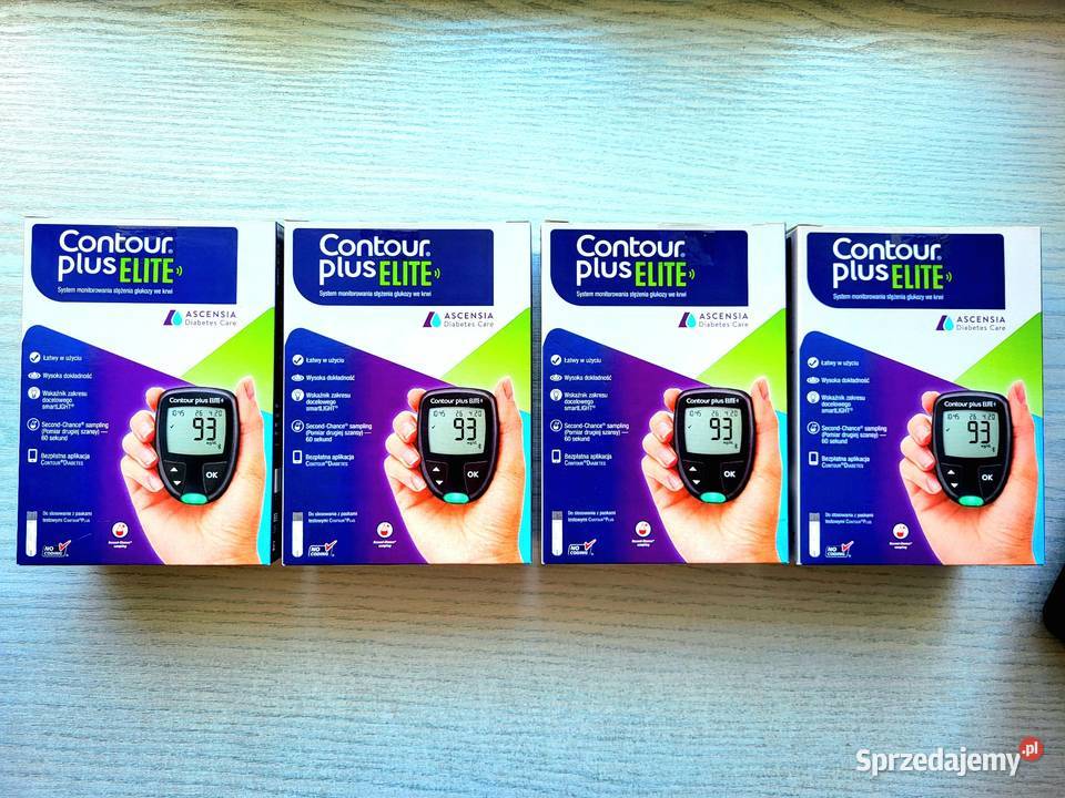 Glukometr Contour Plus Elite Paski testowe Piotrków Trybunalski sprzedam