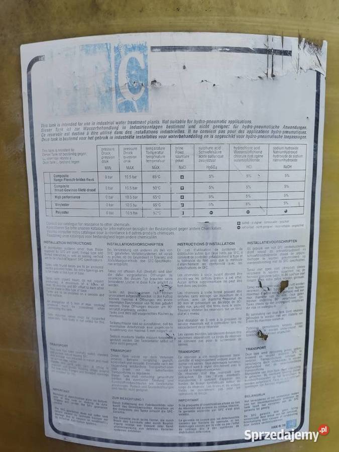 Zbiornik na wodę kompozytowy Skawina